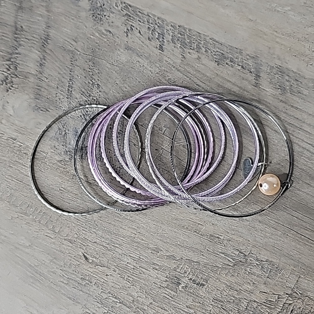 Set of 12  Bangle Bracelets
